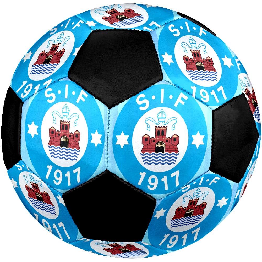 SIZE 5 Silkeborg IF Soccer Ball Colorful All Ages Machine Stitched PVC Competition Ready Durable High-Bounce