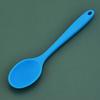 Rice Spoon High Temperature Resistance Solid Color Soft Silicone Non-stick Food Grade Eating Tool Stable Smooth Edge Soup Spoon Kitchen Tool