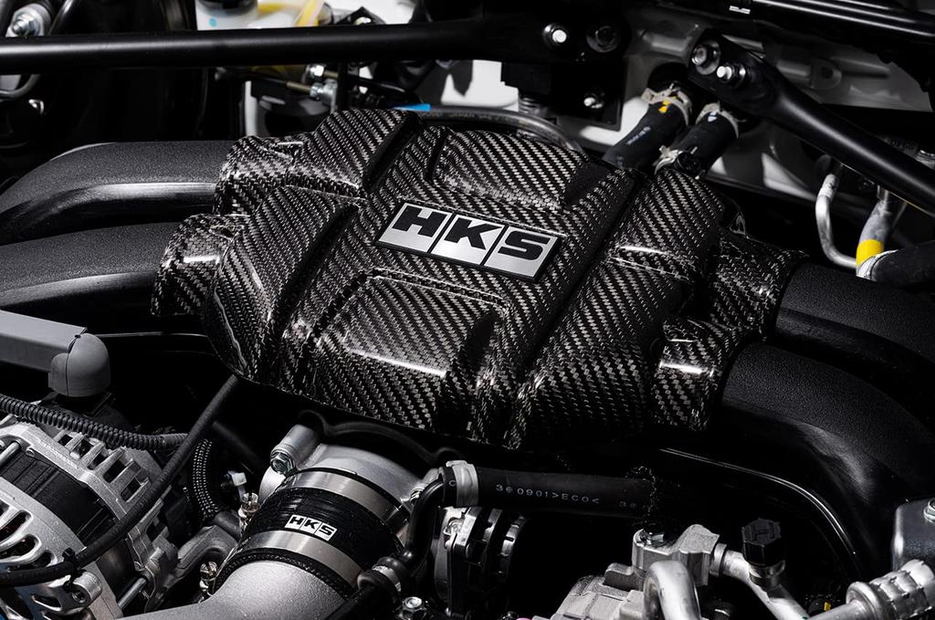 HKS Carbon Fiber Engine Cover for and BRZ FA24 ZN8/ZD8, GR86, (Product Code 70026-AT008)