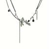 Gotische Vintage Libellen-Choker-Halskette Perfekt für den täglichen Gebrauch & Partys