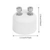 4 Stück Langlebiger Keramik GU10 zu MR16 Adapter Sockel Hitzebeständiger Überstehender Sockel Konverter Lichtsockel Lampenfassung Schienenbeleuchtung