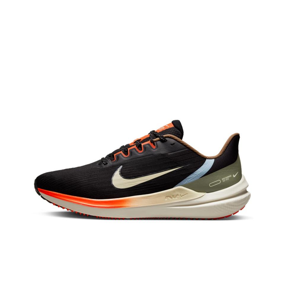 

кроссовки Nike Air Winflo 9 Black Green Safety Orange DX6040-071