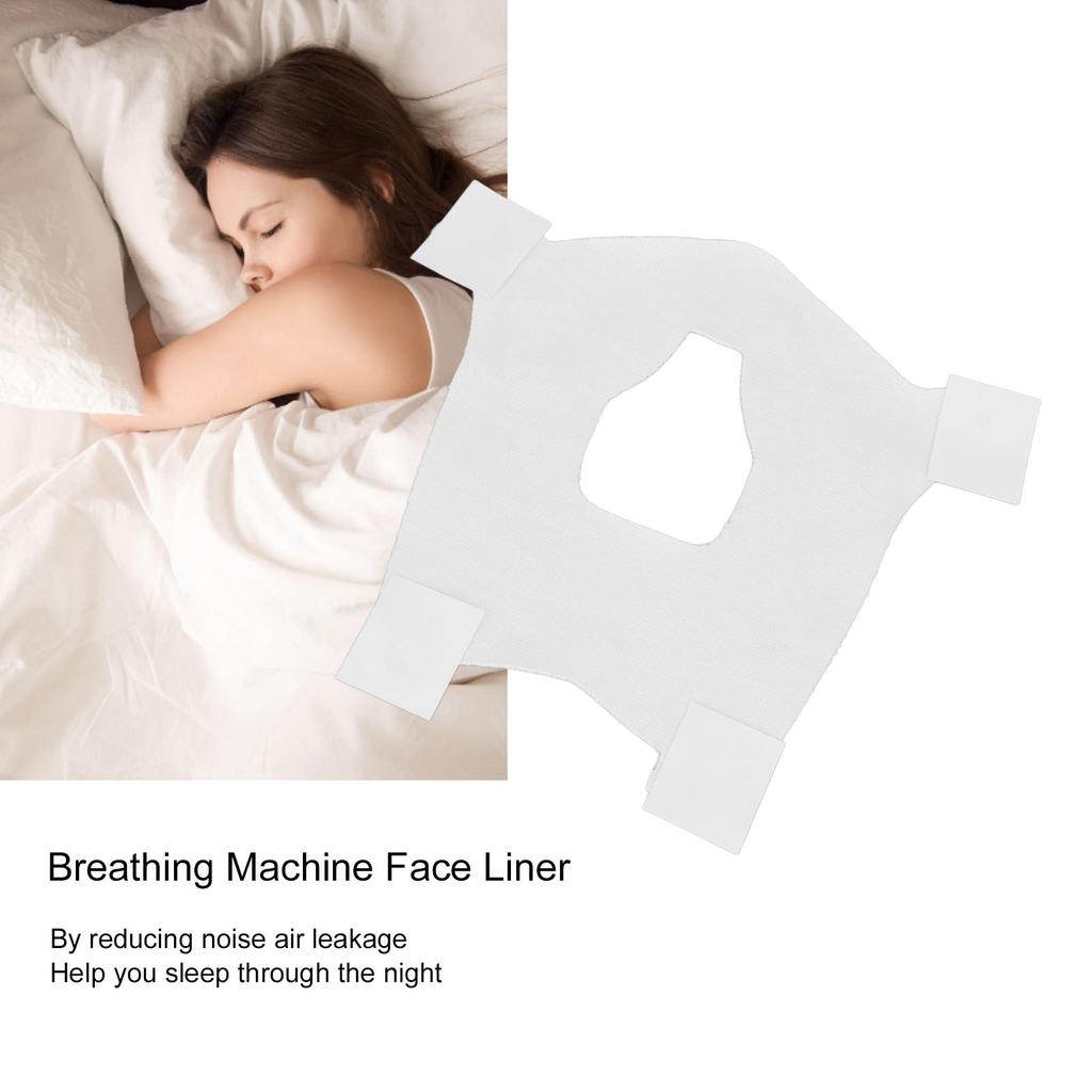 4pcs Breathing Machine Face Liner Reduce Noisy Air Leak Accessory Self Adhesive Soft Breathing Machine Facial Liner