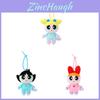 Powerpuff Girls Soft Plush Figure Pendant With Pp Cotton Filling For Gift And Decor