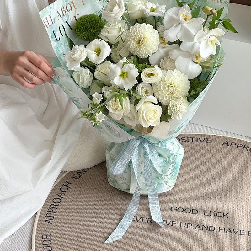 1Roll Gift Wrapping Decoration DIY 9.1M/Roll Sewing Supplies Ribbon Vintage Valentine's Day Wedding Flower Bouquet Packaging