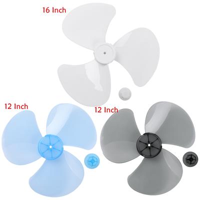 Tischventilator mit 3 Blättern aus Kunststoff, Zubehör für Ventilatorflügel mit Lüftermutterabdeckung