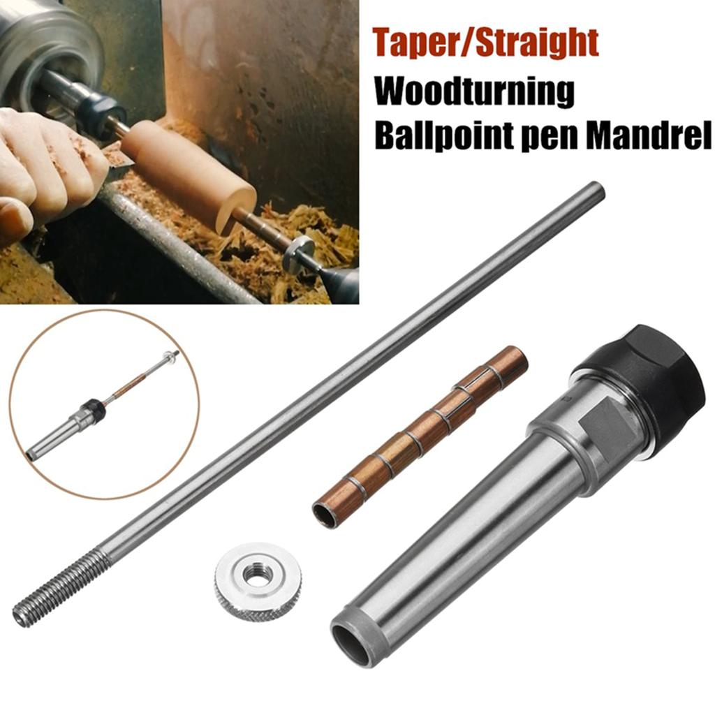 Top Lathe Machine Revolving Centre Wood Turning Ballpoint Pen Mandrel Taper Shank Woodworking Lathe Accessories