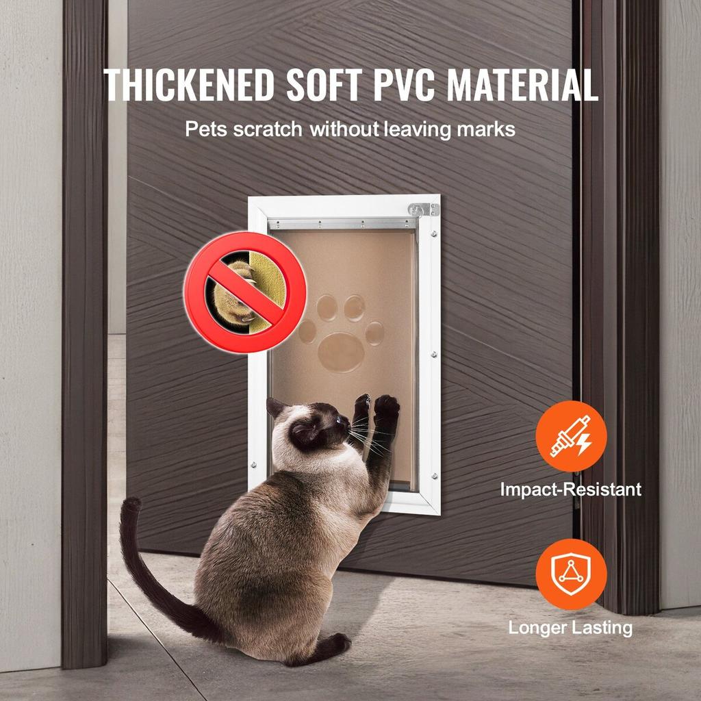 Pet Door Replacement Flap 5.25" x 8.13" Compatible with Pet Doors