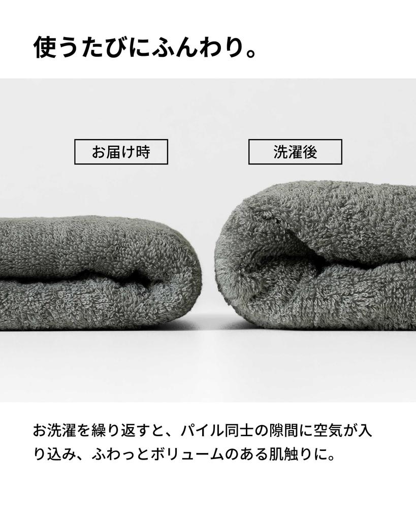 Imabari Mini Bath Set of Medium 40 X Made In Plain Product [aso] Towels, 4, Thick, 100cm, 100% Cotton, Japan, Moffin, 4-Piece Set, Assortment, Code