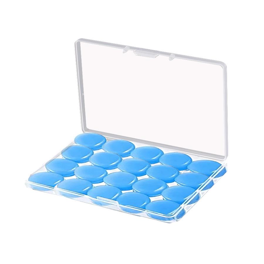 Heart-Shaped Silicone Earplugs Set - 20 Pieces, Noise-Reducing, Perfect for Swimming and Sleep