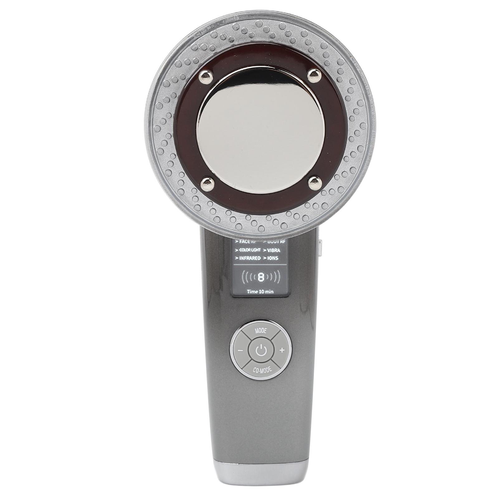 

Аппарат для красоты лица 8 в 1 Фотоомоложение Микроэлектрический массаж Светодиодный прибор для красоты лица EU Plug