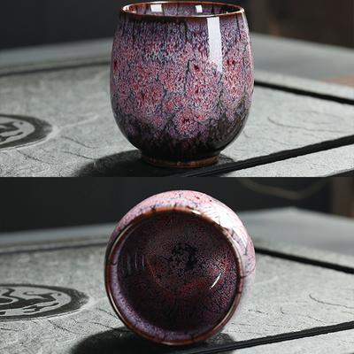 Tazza da tè artigianale Kung Fu in stile cinese, tazza in ceramica con cambio forno, tazza da caffè con latte per la colazione, stoviglie, forniture per cucina e ufficio