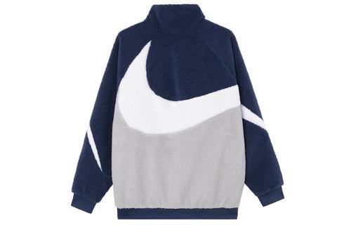 Nike Sportswear Swoosh Soft Reversible Collar Fleece Jacket BQ6546-411