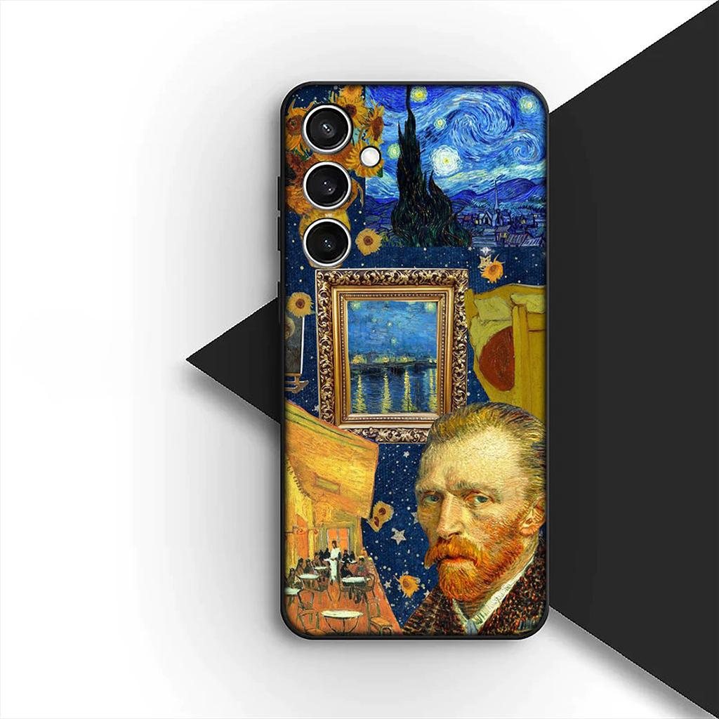 Wallpaper Starry Night Van Gogh Phone Case for Xiaomi Redmi Note 13 14 Pro Plus ProPlus 14C 13C Pro+ 5G Protective Cover