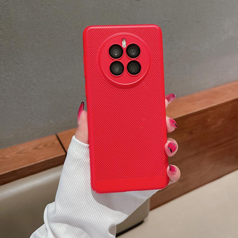 Applicable To Huawei Mate50pro Phone Case, Grid Cooling P60, Ultra-thin with Built-in Lens Film 40, Full Package Shockproof 30