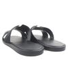 Pristine HERMES Sandals Izmir black Harako mens 41 Used