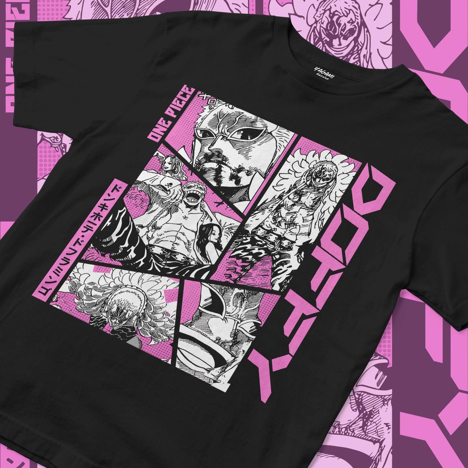 Pink Anime Villain Streetwear | Unisex Jersey Short Sleeve Tee S
