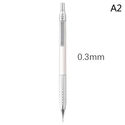 1Pc Mechanical Pencil 0.3/0.5/0.7/2.0Mm Low Center Of Gravity Metal Drawing