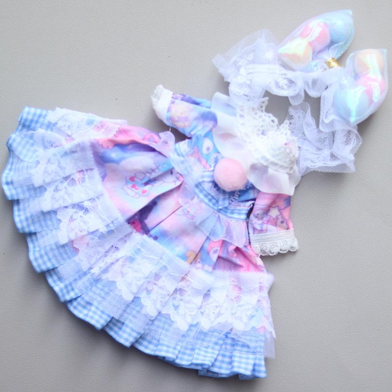 

Одежда для куклы 30 см для куклы BJD 1/6 Милое платье Юбка Шляпа Наряд Аксессуары для модной куклы Костюм Игра на одевание для девочек DIY Игрушка Подарок Doll Clothes