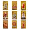 Coleção Budismo Tibetano Exquisite Cartão de Cobre Amuleto Thangka Cartão da Fortuna Buda Cartão Seguro e de Boa Sorte Presente
