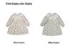 Autumn Forest Print Long Sleeve Dress for Girls - Casual Loose Fit Skirt for Toddlers & Children