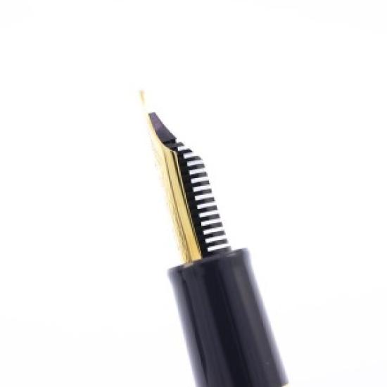 USED Sailor Professional Gear Slim Mini Fountain Pen – Gold Trim (Taupe), Medium Fine (MF)