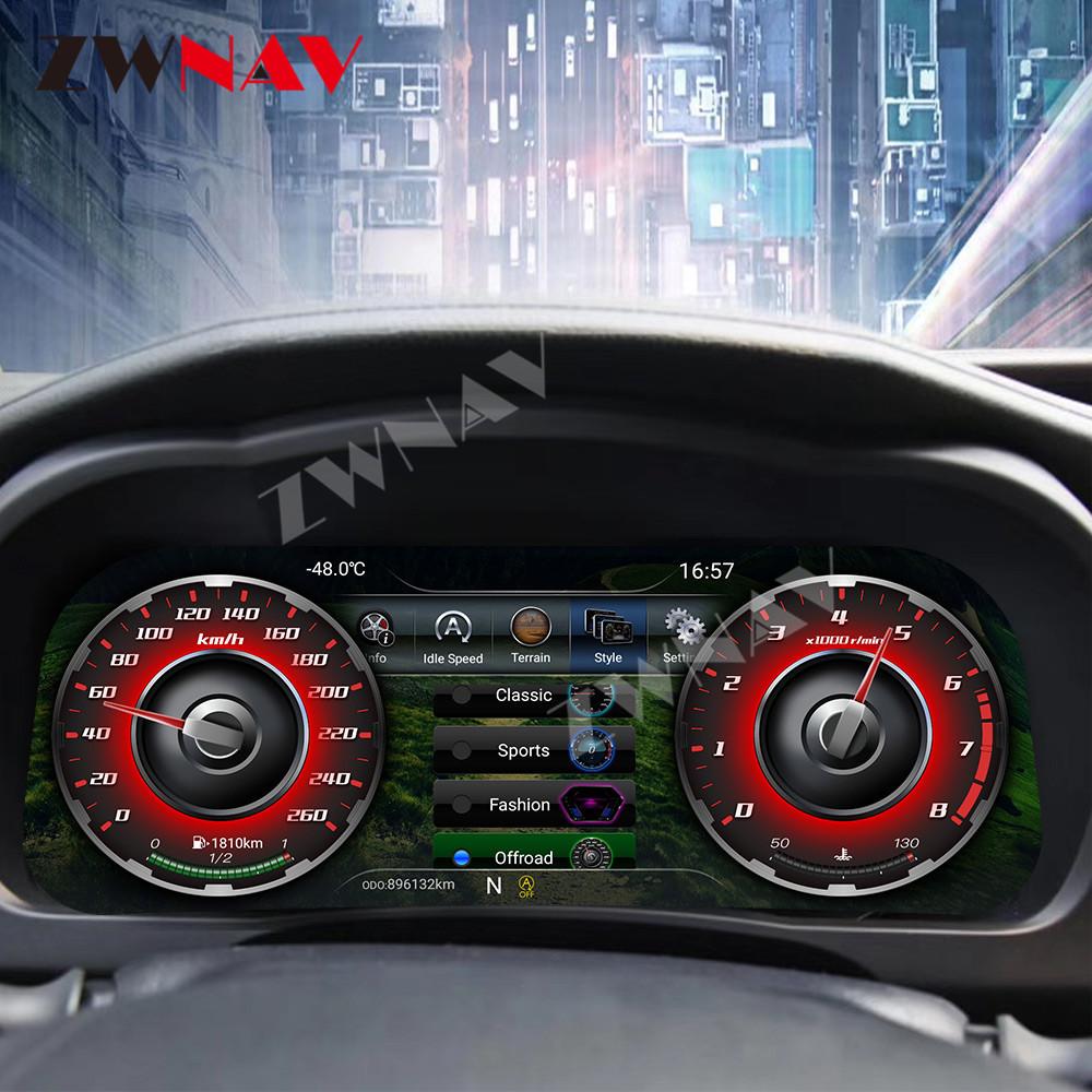 High-Definition LCD Instrument Panel for 2015-2019 Toyota Highlander Dashboard