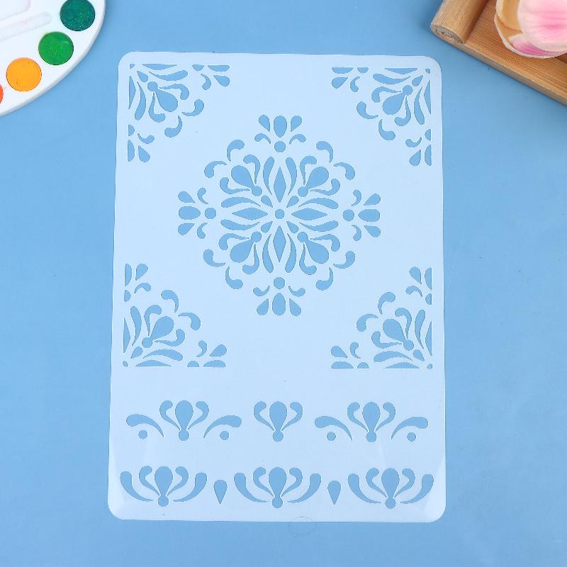 Diy Scrapbooking Reusable Bird Pattern Stencil Card Making & Crafts - Durable Plastic Spray Painting Templat