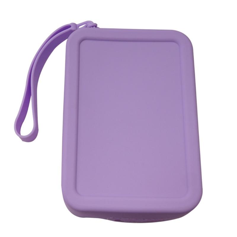 Silicone Travel Makeup Bag Cosmetic Organizer Waterproof Toiletry Pouch with Practical Zippered for Women and Girls