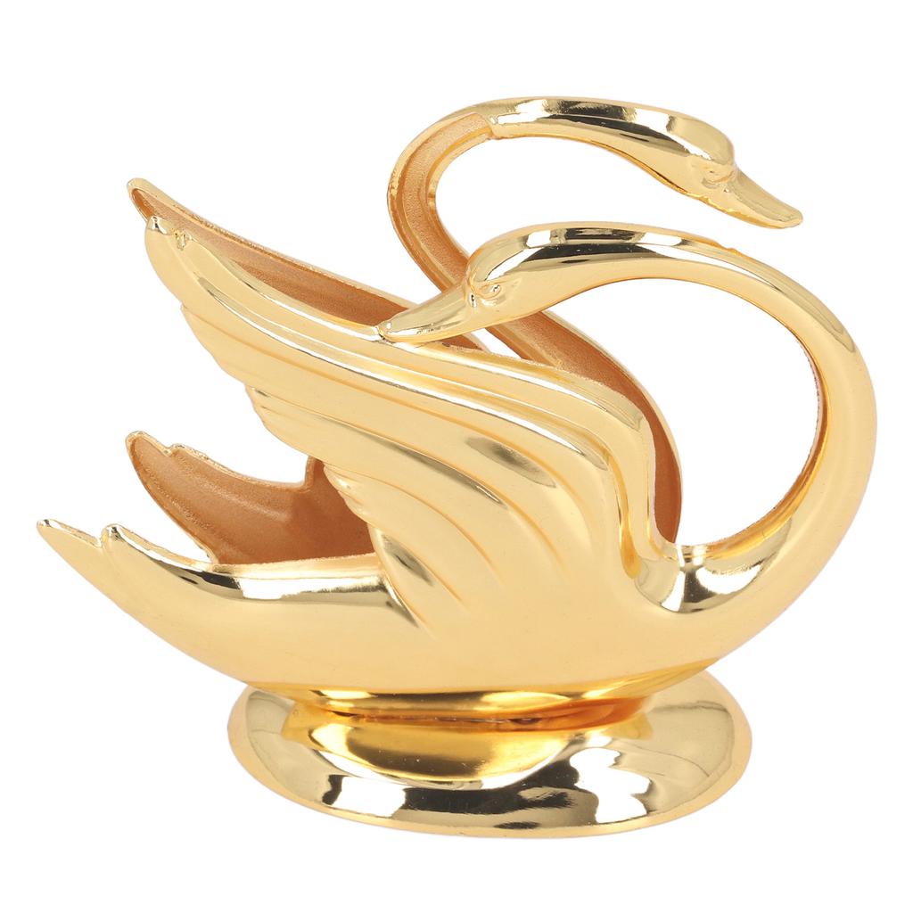 Serviettholder Gullfarget Metall Stående Serviettholder Dekorativ Elegant Bordserviettorganisator for