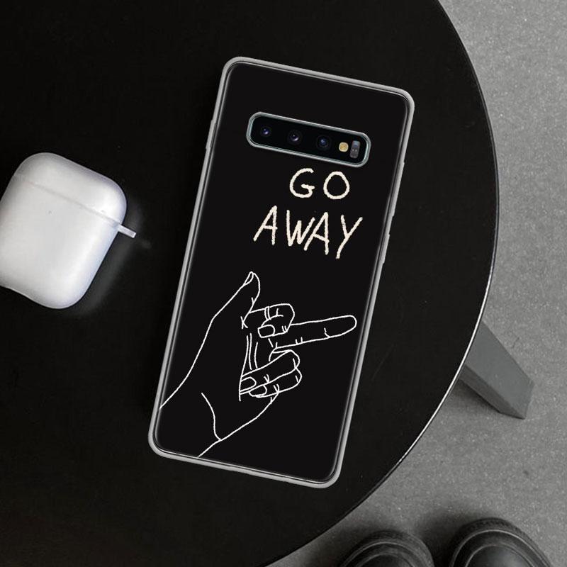 Middle Finger Phone Case Cover for Samsung Galaxy S26 S25 Edge S24 S23 Ultra S22 Plus S21 FE S20 + Art Customized Fundas Galaxy