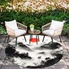 Landscape Painting pattern round rug,Carpet Rug for Living Room Bedroom Playroom ,Non-slip Floor Mat,Holiday Gifts and Birthday Gifts.