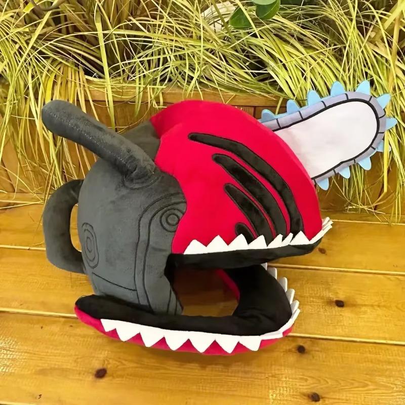 Anime Chainsaw Man Cosplay Prop Mask Denji Face Mask Pochita Headgear Masquerade Halloween Party Custom Cosplay Accessories