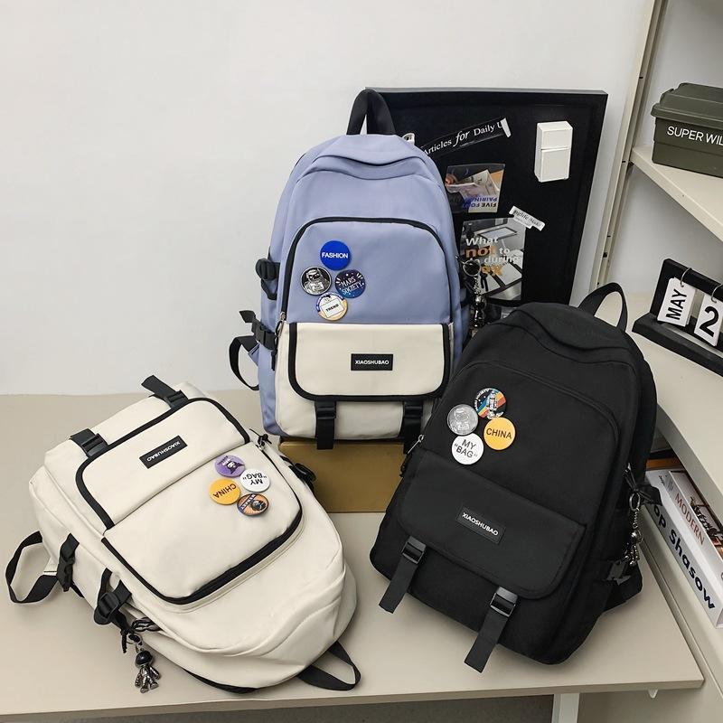 Backpacks and Schoolbags Couples Trendy College Students Large Capacity Backpacks Men Travel Schoolbags