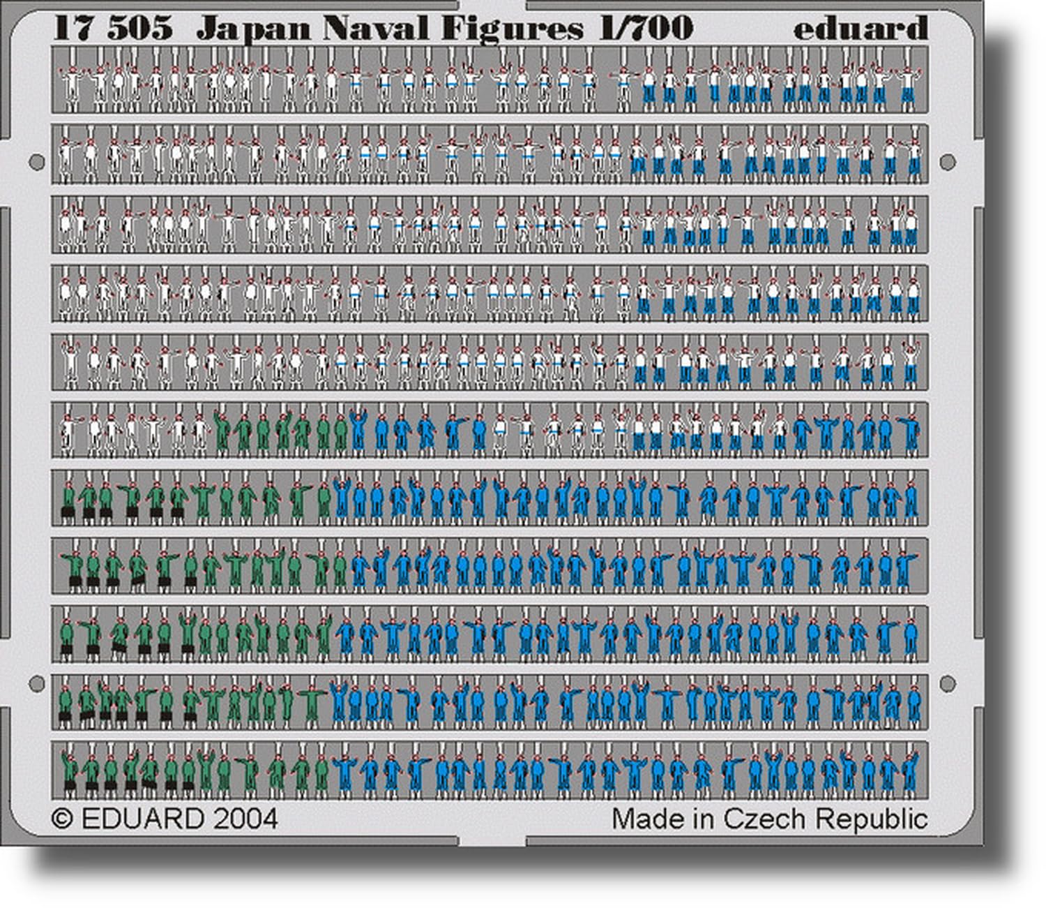 

Eduard 1/700 Japanese Navy Figure Plastic Model Parts EDU17505