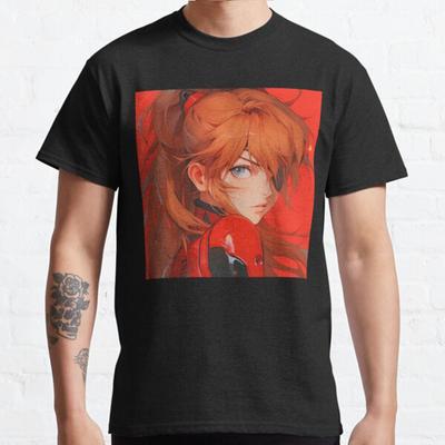 Summer Men Fashion Casual Shirts Short Sleeves Asuka Eyepatch Black Tees Oversized T-shirts