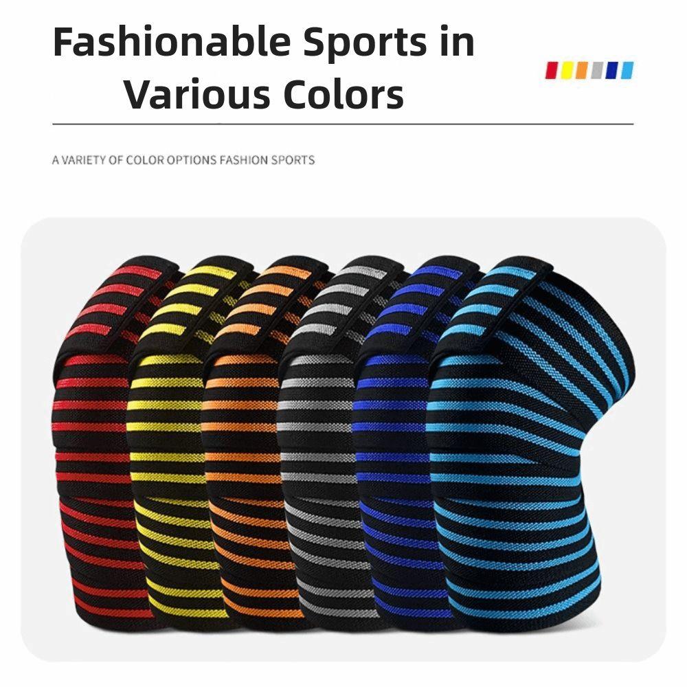 Elastic Knee Bandages Compression Straps Squats Training Knee Braces Knee Wraps Squats Training
