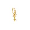 Elegant Sweet Copper Heart U-Shaped Zirconia Nose Clip Piercing-Free Stud for Women