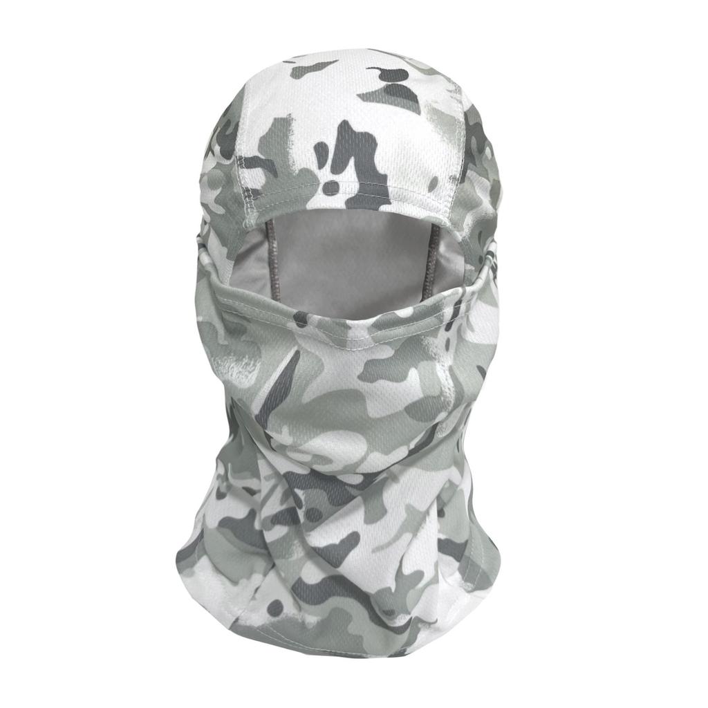 Camouflage Full Face Balaclava: Sun, Dust & Wind Protection for Outdoor Cycling - Men's Gaiter & Headband Combo