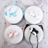 sound Sport Earphones with Earphones Case Remote Microphone In-Ear Earphones Wired Headset With Mic