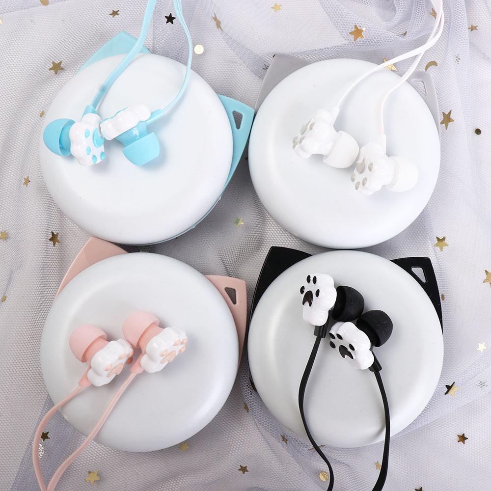 sound Sport Earphones with Earphones Case Remote Microphone In-Ear Earphones Wired Headset With Mic