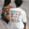 The New Summer Trend Is Coleman Outdoor Printed Cotton Short-sleeved T-shirts for Men and Women Oversize Clothing Cotton Tops