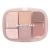 Wakemake Soft Sheer Multi Palette 11 Tender Beige award-winning contains 6 colors eyeshadow blush highlight. Provides natural finish transparency