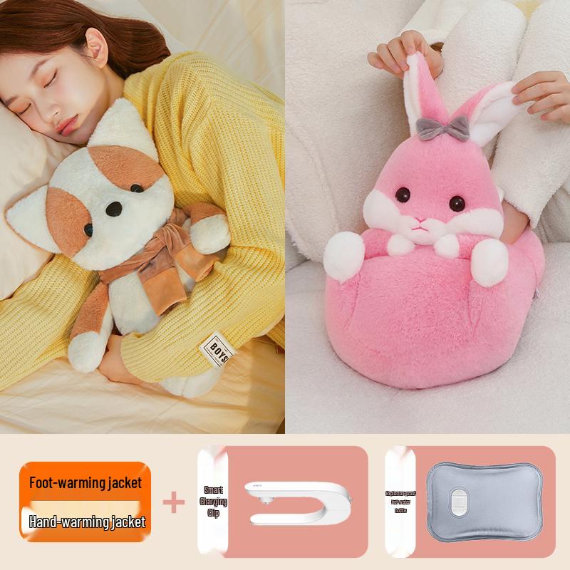 Electric Explosion-Proof Hot Water Bottle: Hand and Foot Warmer for Girls' Bed