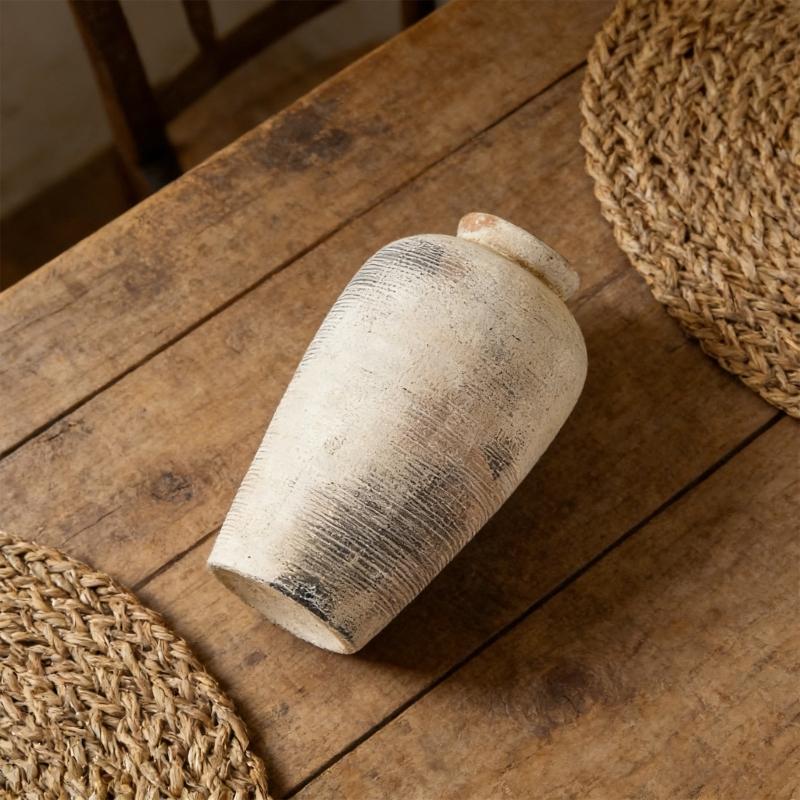 Keramik Blumenvase Bauernhaus Rustikal Vase Dekorative Keramik Terrakotta Vase Heimdeko Tischmittelstücke Hochzeit