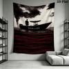DEXTER Wall Tapestry Aesthetic Wall Hanging Printed Fabric Blanket Decorative Tapestries for Bedroom Living Room Home Decor
