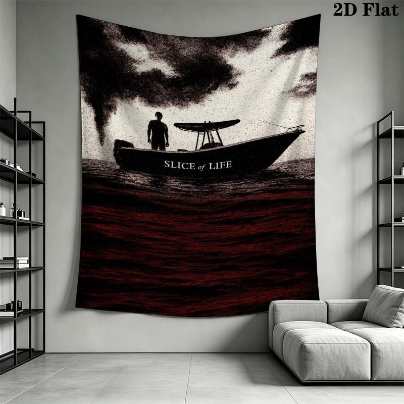DEXTER Wall Tapestry Aesthetic Wall Hanging Printed Fabric Blanket Decorative Tapestries for Bedroom Living Room Home Decor
