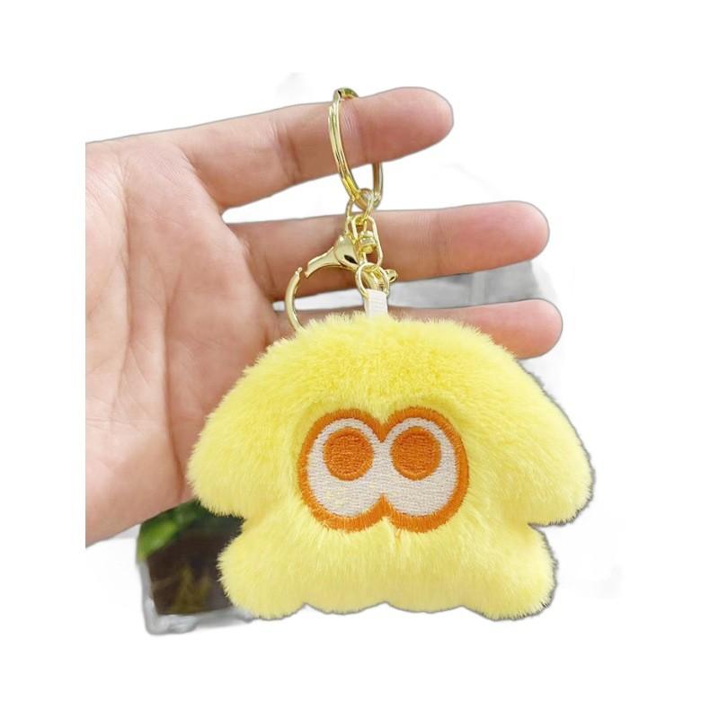 Plush Squid Vibrant Keychain With Short Plush Material Perfect For Backpack Charm