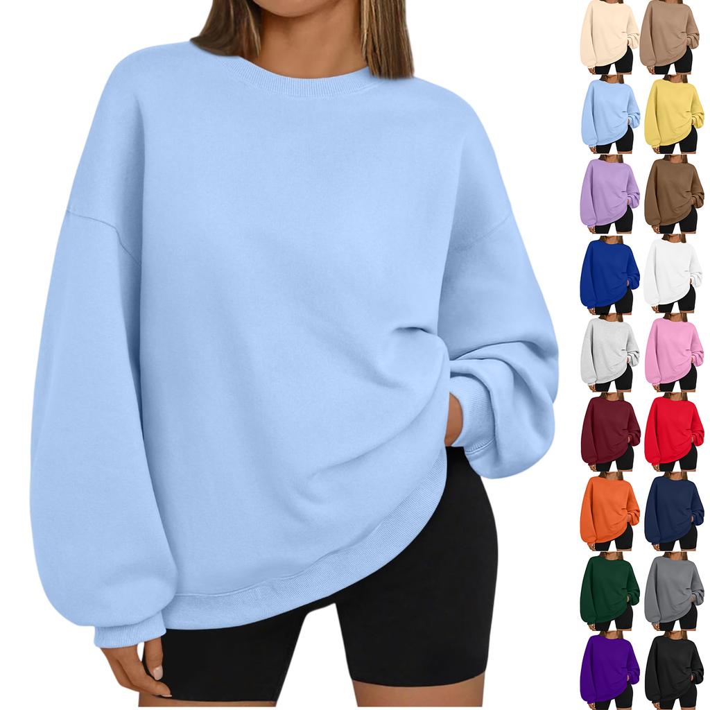 Women's Solid-color Fashionable Long-sleeved Top