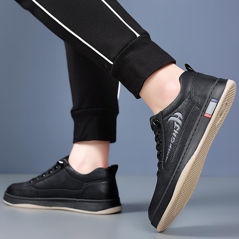 Fashion Men's Shoes New Luxury Brand Outdoor Sneakers for Men High Quality Tennis Masculino Italian Genuine Leather Sport Casual Shoes